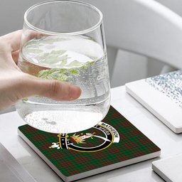 ScotsTee Shop Scottish Matheson Hunting Highland Crest Tartan Drinks Coasters – Wood, Rubber, Ceramic