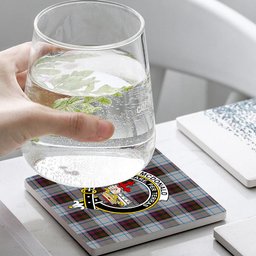 ScotsTee Shop Scottish McDonald Dress Ancient Crest Tartan Drinks Coasters – Wood, Rubber, Ceramic