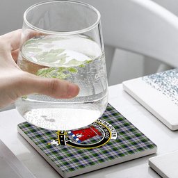 ScotsTee Shop Scottish Mcnaghten Dress Crest Tartan Drinks Coasters – Wood, Rubber, Ceramic
