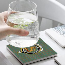ScotsTee Shop Scottish McKintosh Hunting Ancient Crest Tartan Drinks Coasters – Wood, Rubber, Ceramic