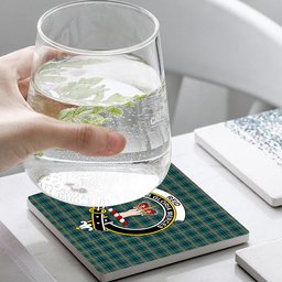 ScotsTee Shop Scottish Reid (Mill City) Ancient Crest Tartan Drinks Coasters – Wood, Rubber, Ceramic