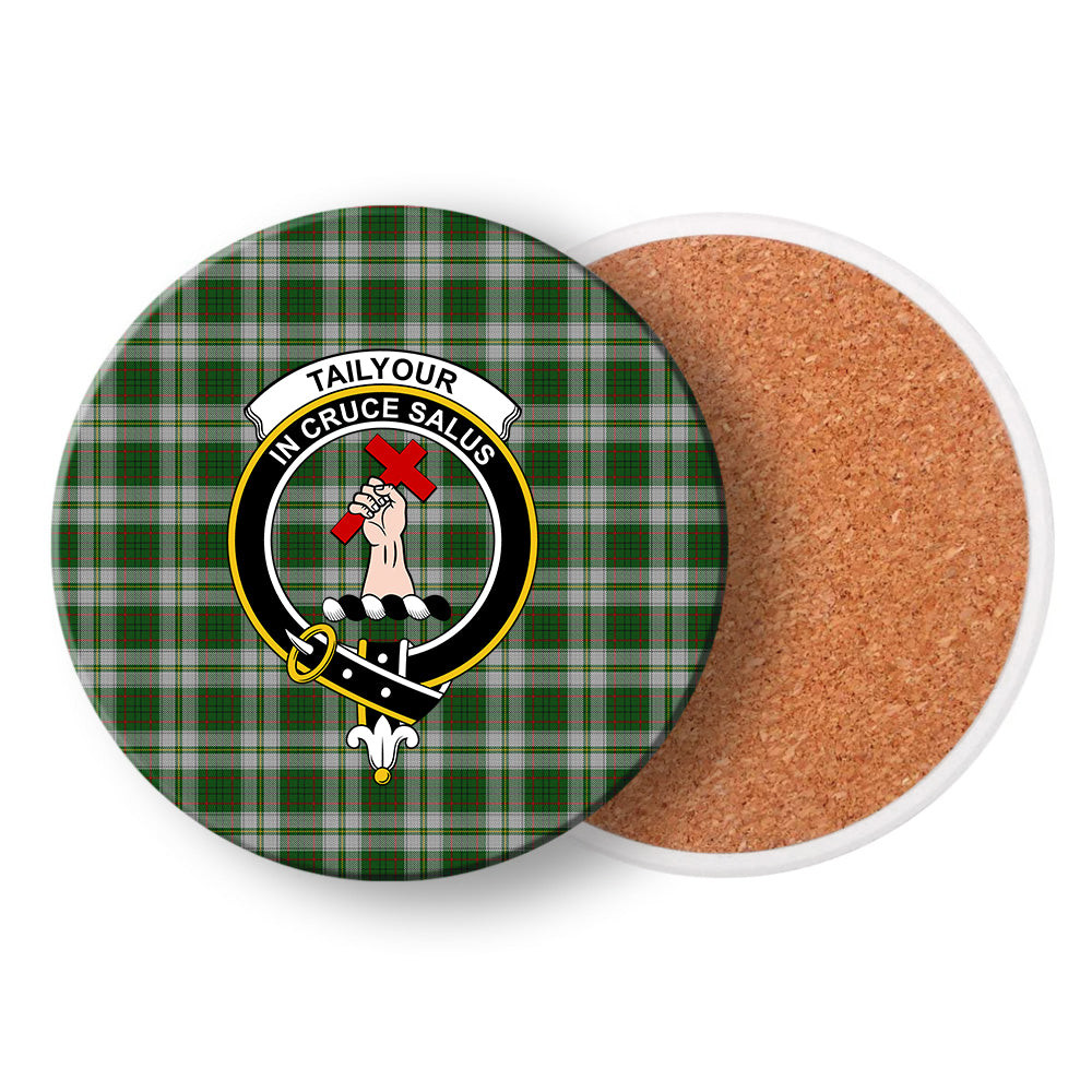 ScotsTee Shop Scottish Tailyour Dress Crest Tartan Drinks Coasters – Wood, Rubber, Ceramic