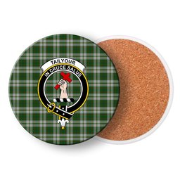 ScotsTee Shop Scottish Tailyour Dress Crest Tartan Drinks Coasters – Wood, Rubber, Ceramic