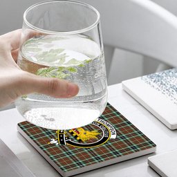 ScotsTee Shop Scottish Thompson Society Hunting Modern Crest Tartan Drinks Coasters – Wood, Rubber, Ceramic