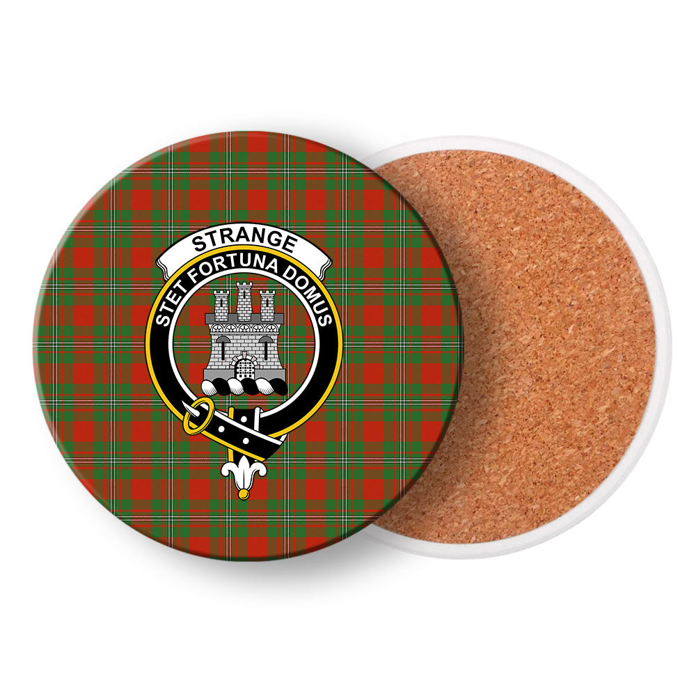 ScotsTee Shop Scottish Strange Ancient Crest Tartan Drinks Coasters – Wood, Rubber, Ceramic