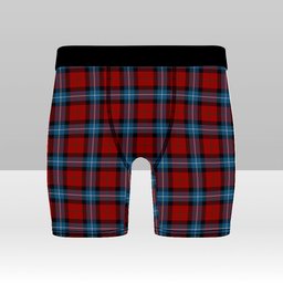 ScotsTee Shop Scottish Baillie of Polkemmet Red Tartan Boxer Shorts
