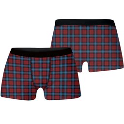 ScotsTee Shop Scottish Baillie of Polkemmet Red Tartan Boxer Shorts