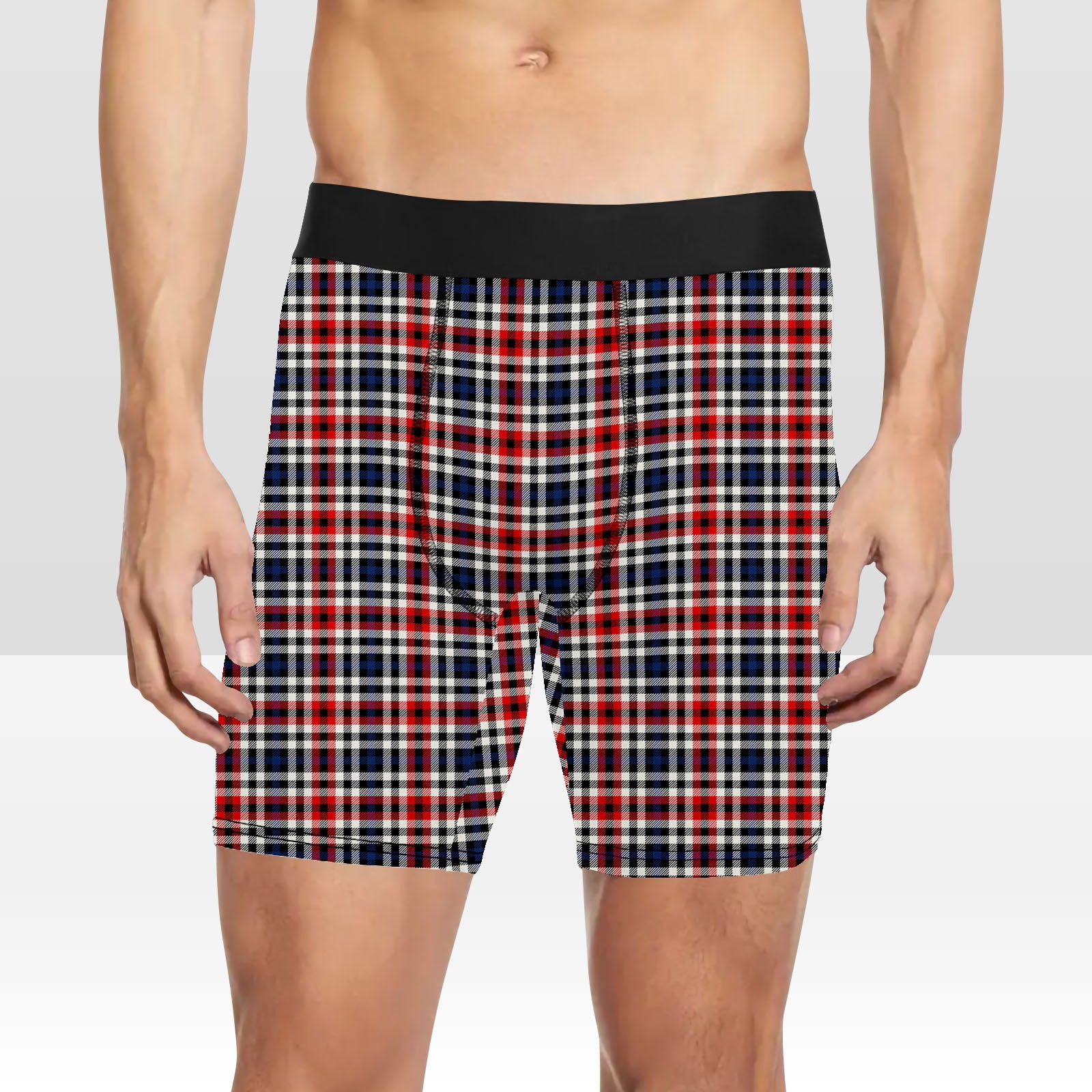 ScotsTee Shop Scottish Bell Border (Bell Southern Bell) Modern Tartan Boxer Shorts