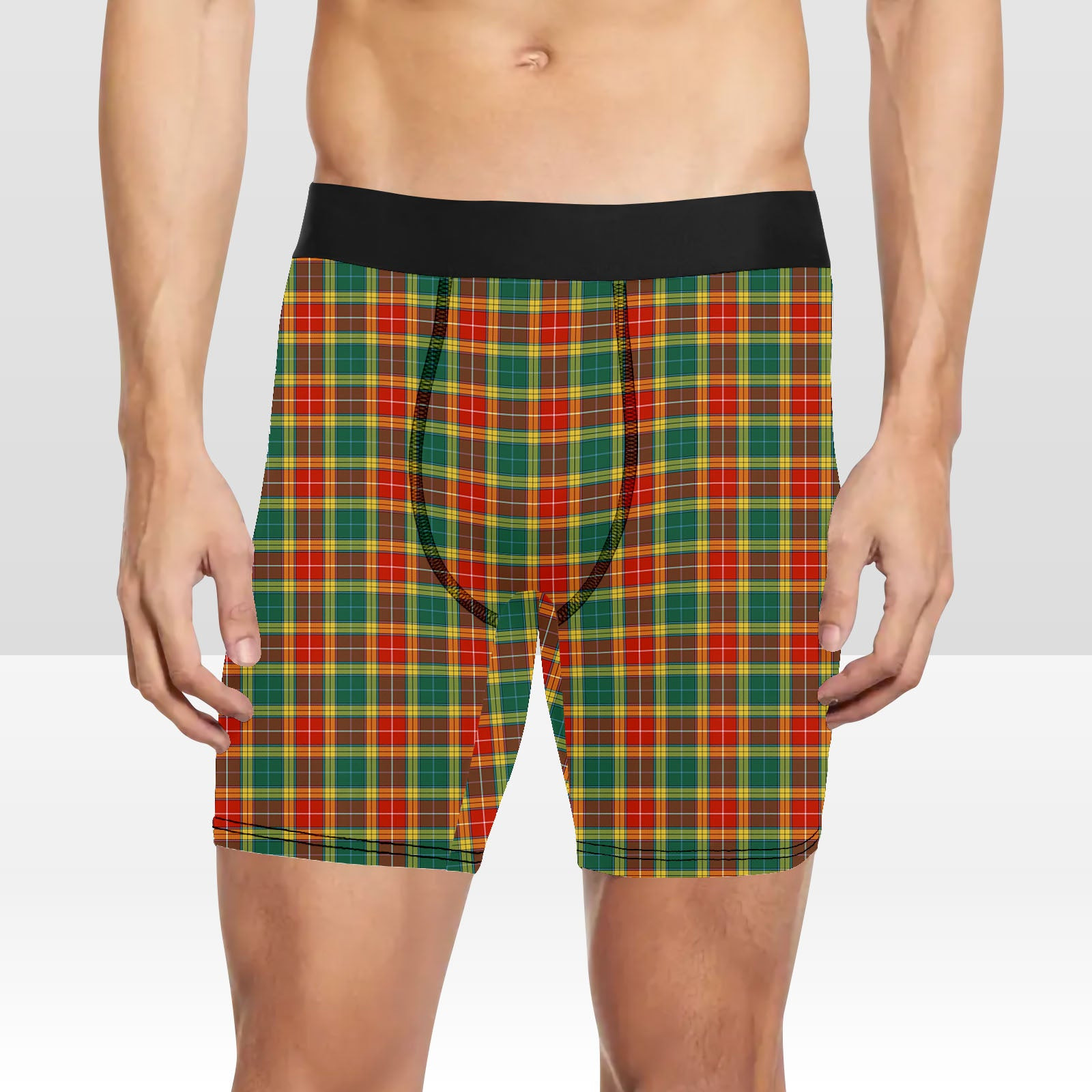 ScotsTee Shop Scottish Buchanan Old Sett Tartan Boxer Shorts