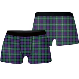 ScotsTee Shop Scottish Baillie Highland Society Ancient Tartan Boxer Shorts
