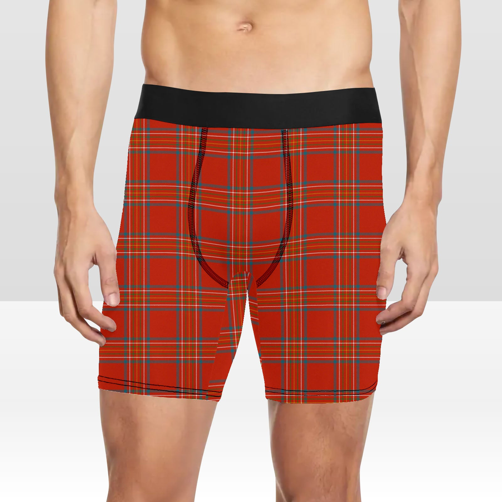 ScotsTee Shop Scottish Burnett of Leys Ancient Tartan Boxer Shorts