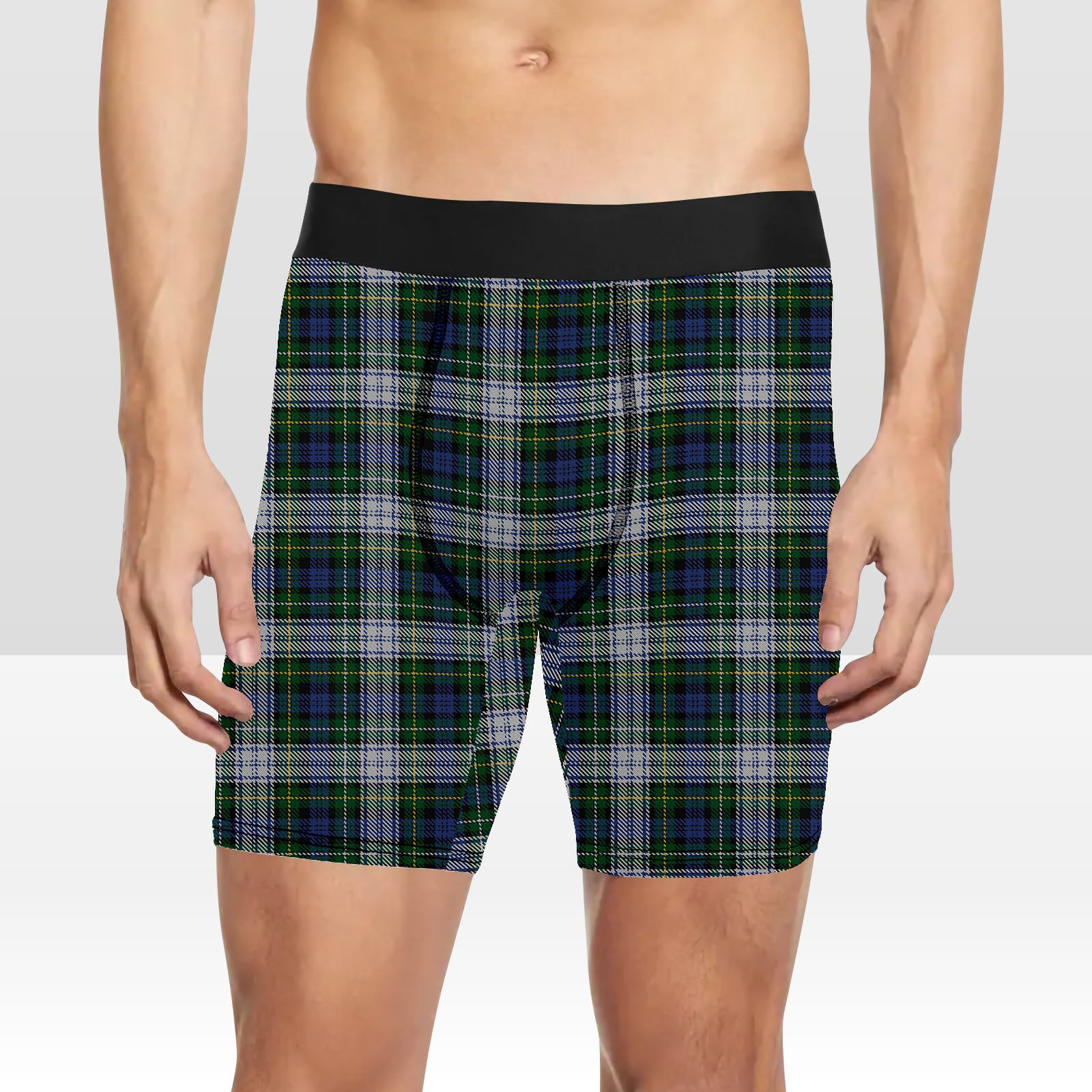 ScotsTee Shop Scottish Campbell of Lochnell Dress Tartan Boxer Shorts