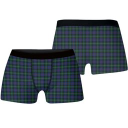 ScotsTee Shop Scottish Davidson of Tulloch 2 Tartan Boxer Shorts