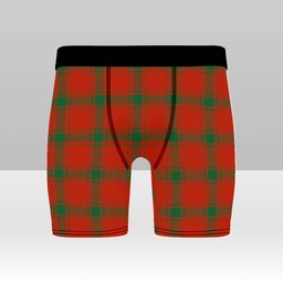 ScotsTee Shop Scottish Donald of the Isles Red Ancient Tartan Boxer Shorts