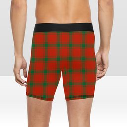 ScotsTee Shop Scottish Donald of the Isles Red Ancient Tartan Boxer Shorts