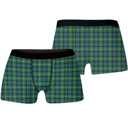 ScotsTee Shop Scottish Davidson of Tulloch Ancient Tartan Boxer Shorts