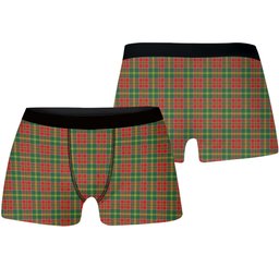 ScotsTee Shop Scottish Donald of Kingsburgh Modern Tartan Boxer Shorts