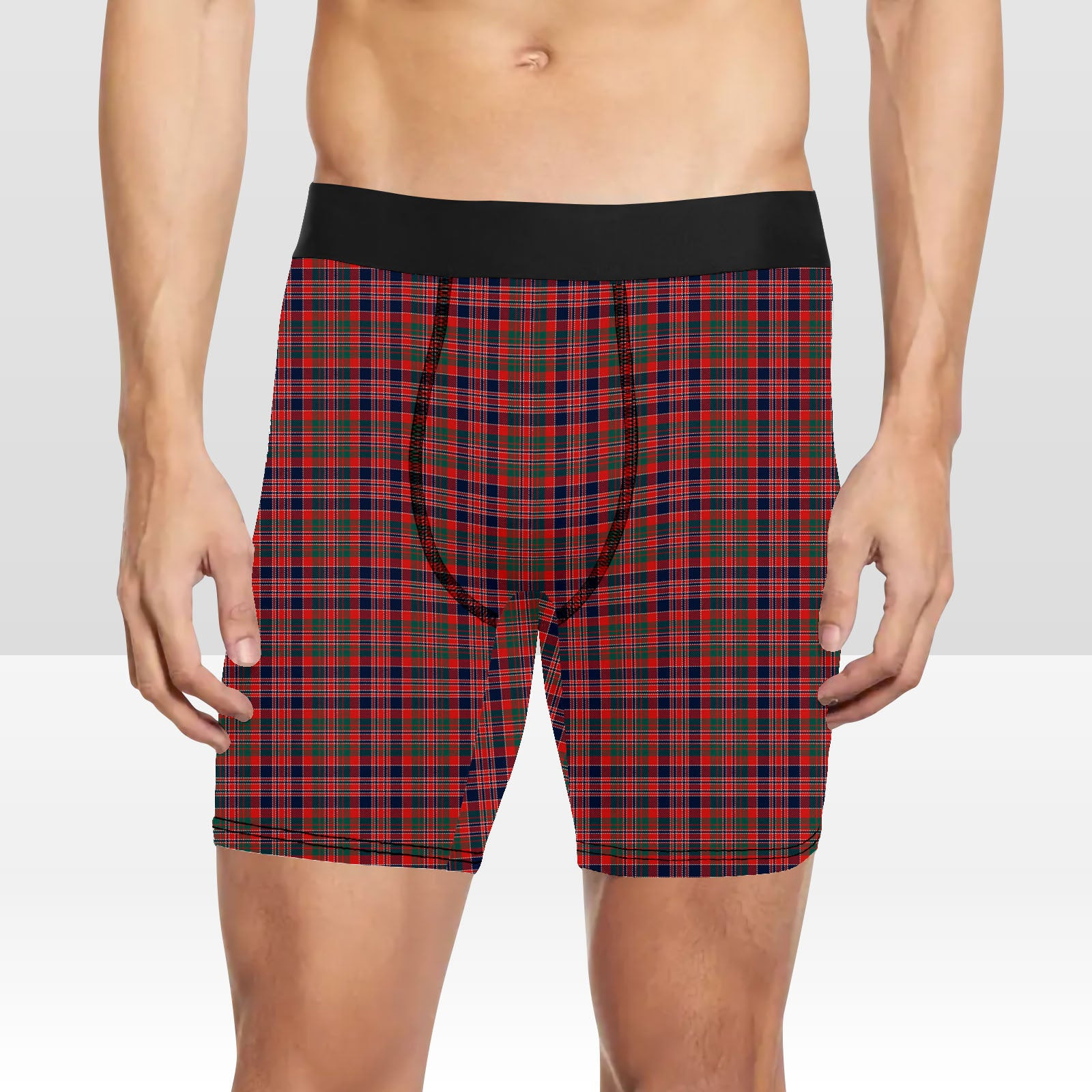 ScotsTee Shop Scottish Donald of Boisdale Modern Tartan Boxer Shorts