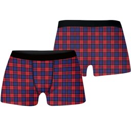 ScotsTee Shop Scottish Graham of Menteith Red Tartan Boxer Shorts