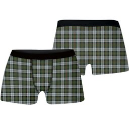 ScotsTee Shop Scottish Gillies Dress Green Tartan Boxer Shorts