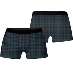 ScotsTee Shop Scottish Hunter of Peebleshire Modern Tartan Boxer Shorts