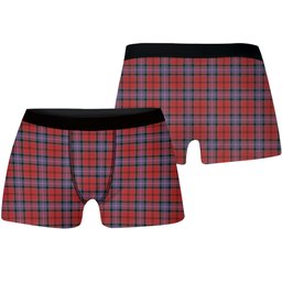 ScotsTee Shop Scottish Kelly of Sleat Red Ancient Tartan Boxer Shorts