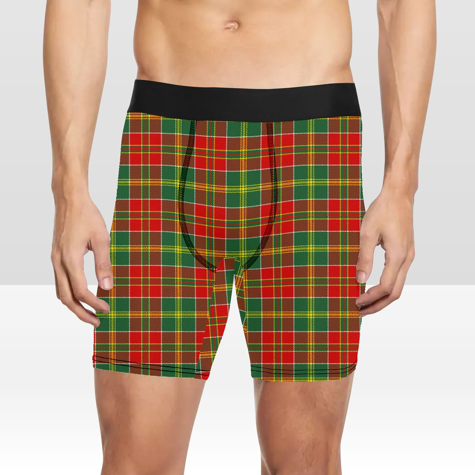ScotsTee Shop Scottish MacDonald of Kingsburgh Modern Tartan Boxer Shorts