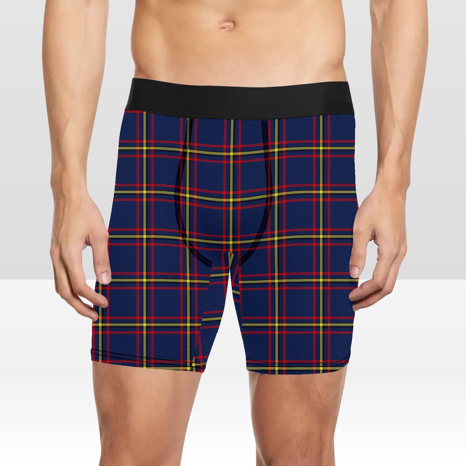 ScotsTee Shop Scottish MacLaine of Lochbuie Hunting Modern Tartan Boxer Shorts