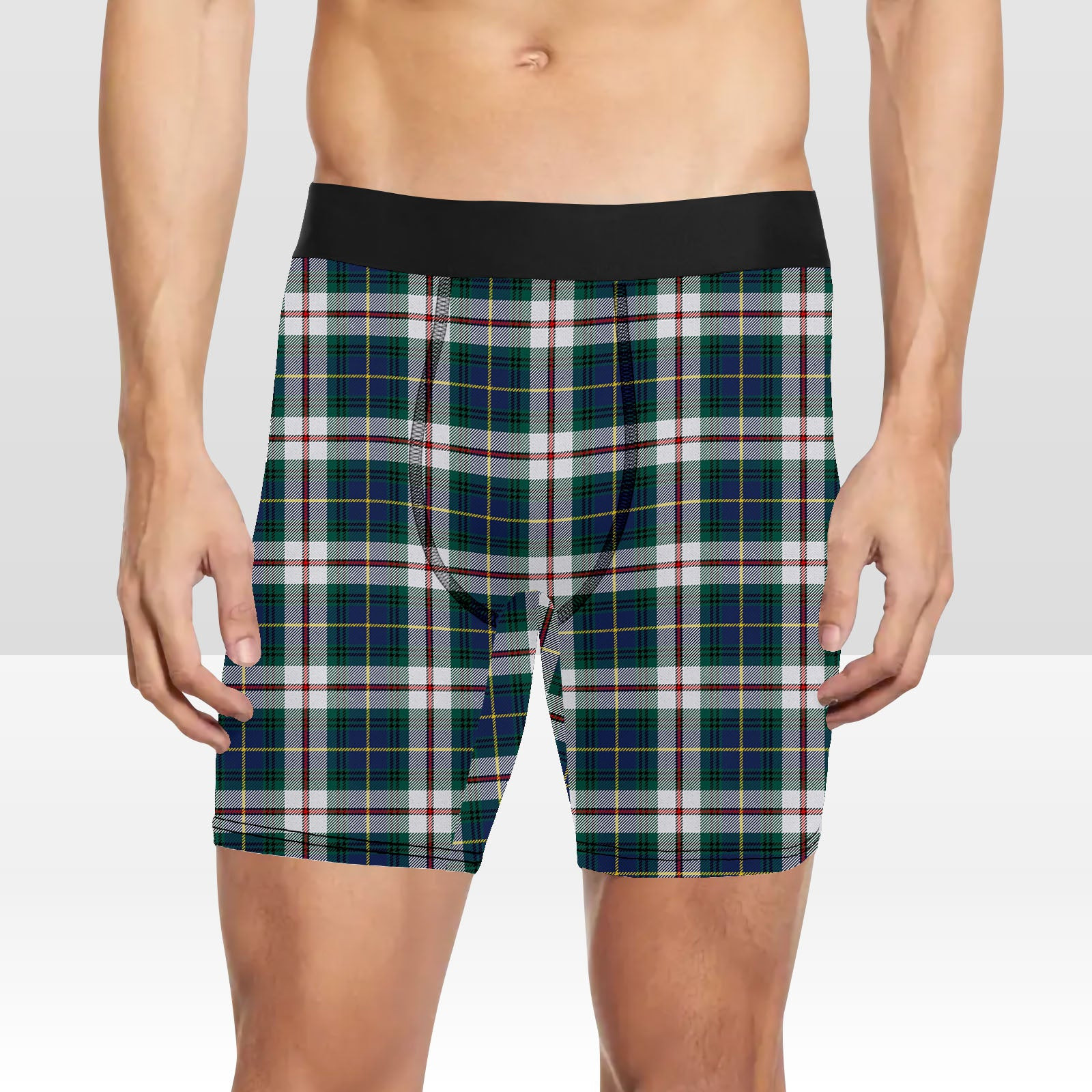 ScotsTee Shop Scottish MacLeod Of Californian Modern Tartan Boxer Shorts