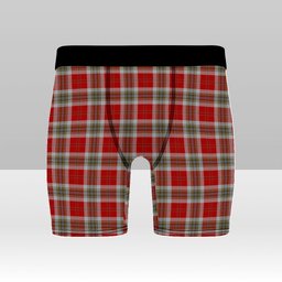 ScotsTee Shop Scottish MacLean of Duart Dress Red Tartan Boxer Shorts