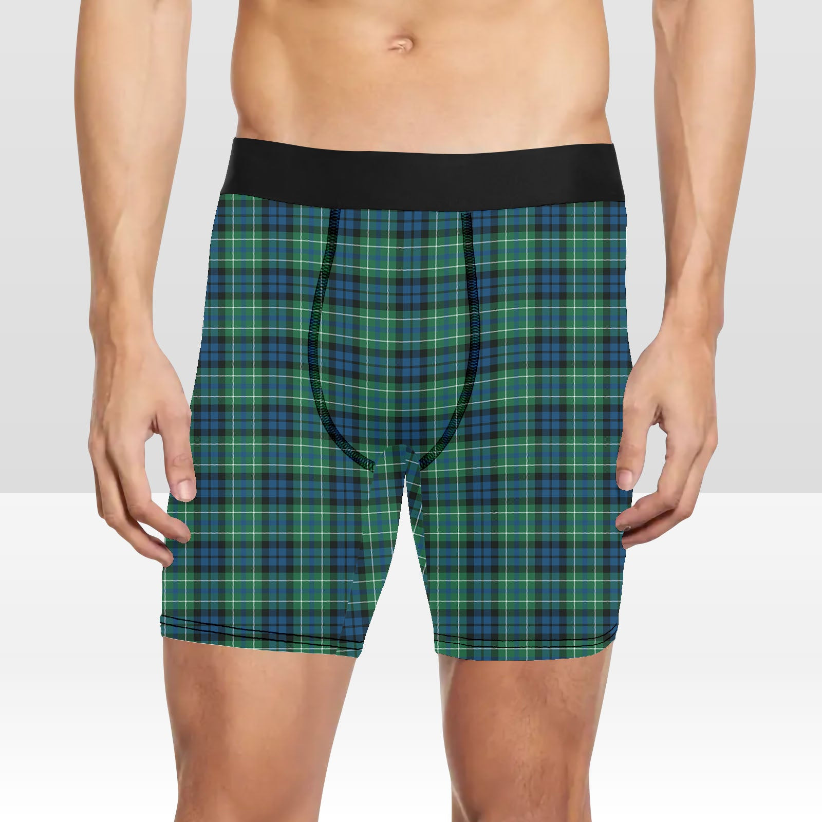 ScotsTee Shop Scottish MacNeill of Colonsay Ancient Tartan Boxer Shorts