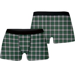 ScotsTee Shop Scottish McCandlish Arisaid Green Tartan Boxer Shorts