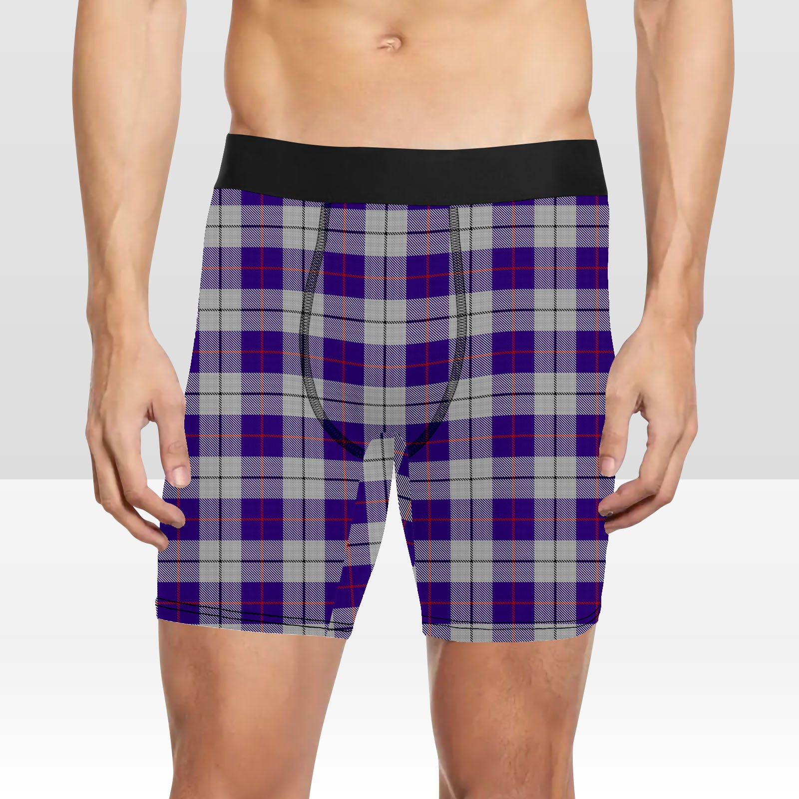 ScotsTee Shop Scottish MacRae Dress Purple 1 Tartan Boxer Shorts