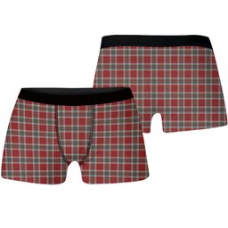 ScotsTee Shop Scottish McLean of Duart Dress Red Tartan Boxer Shorts