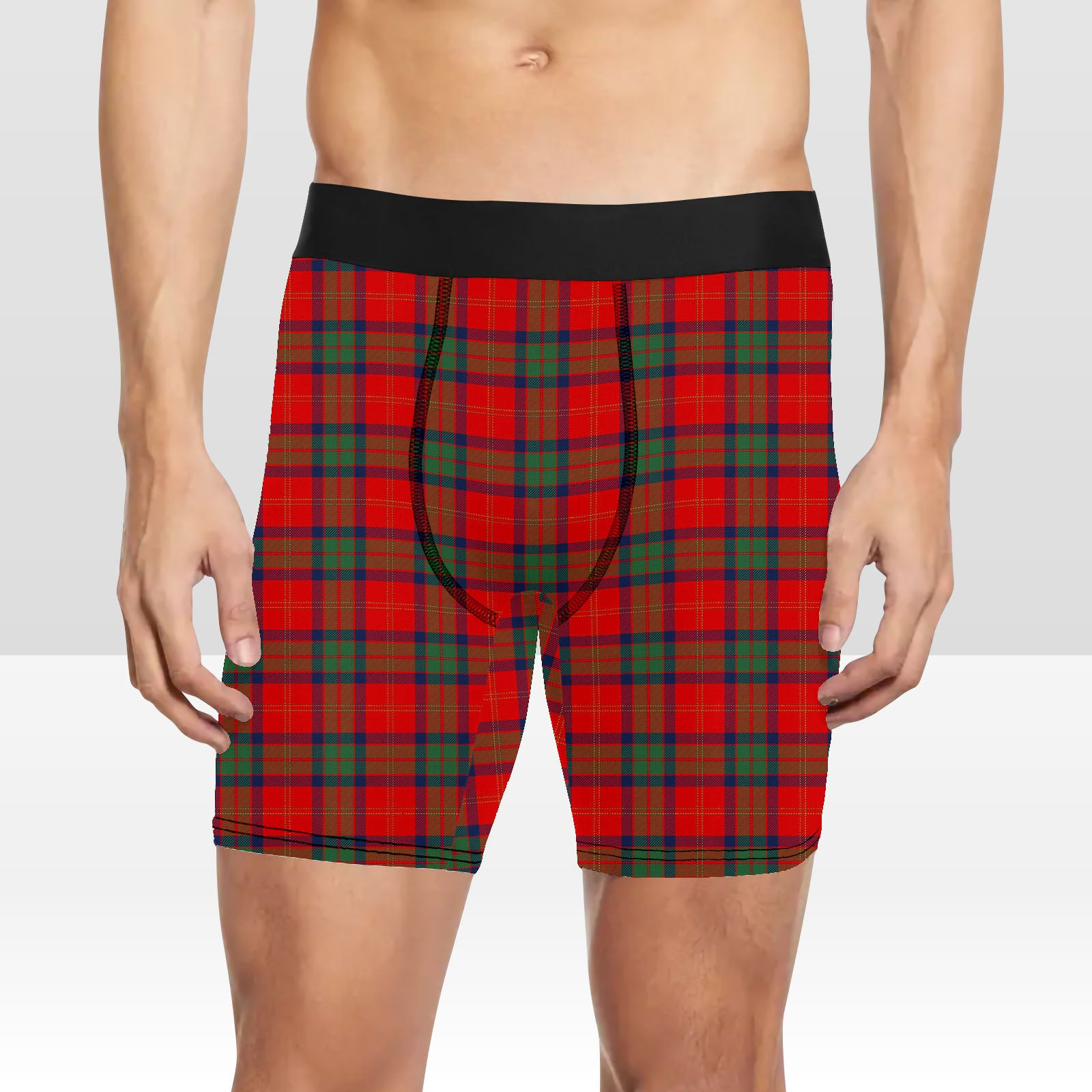 ScotsTee Shop Scottish McPherson of Cluny Modern Tartan Boxer Shorts