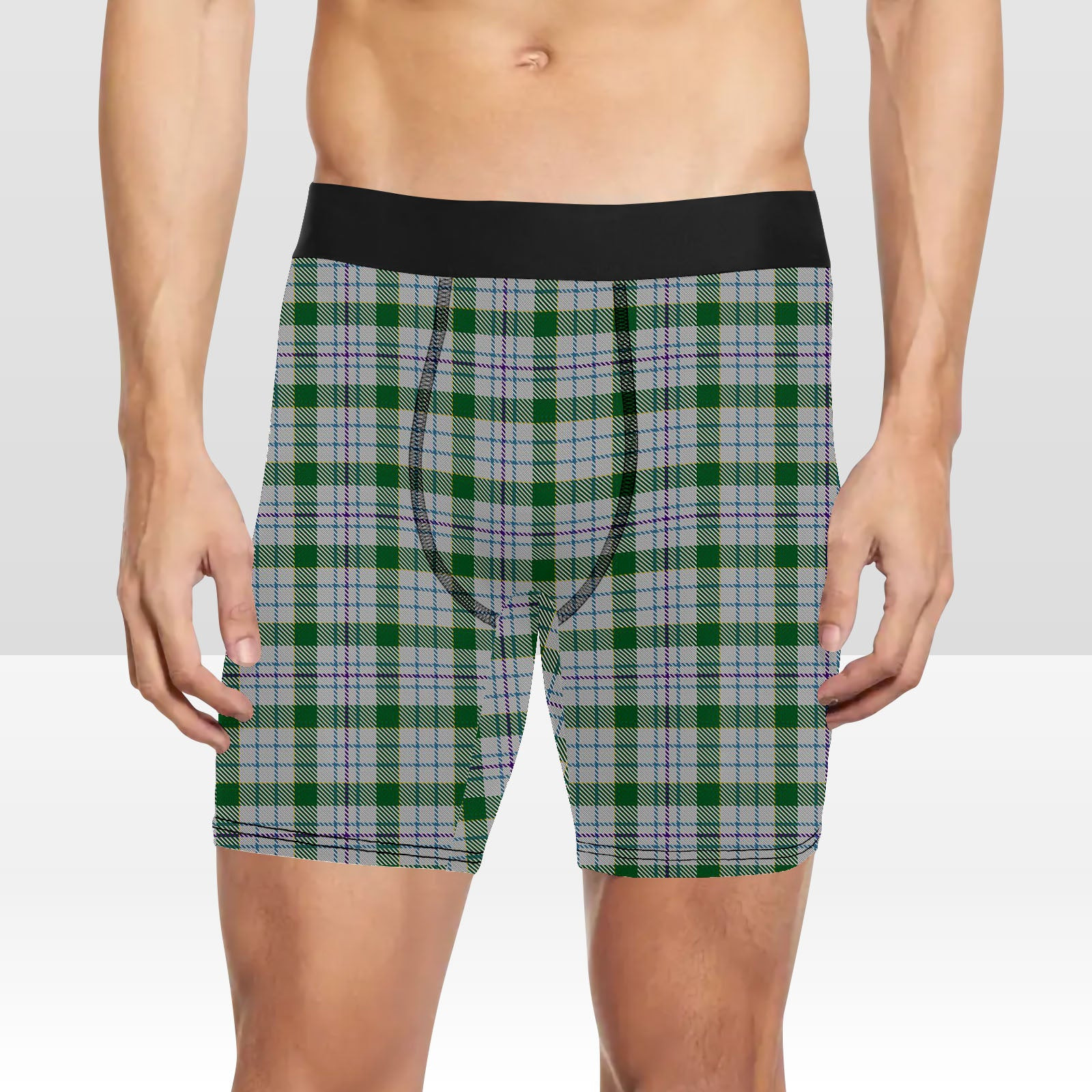 ScotsTee Shop Scottish Milne dress green Tartan Boxer Shorts