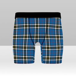 ScotsTee Shop Scottish Thompson Dress Blue Modern Tartan Boxer Shorts