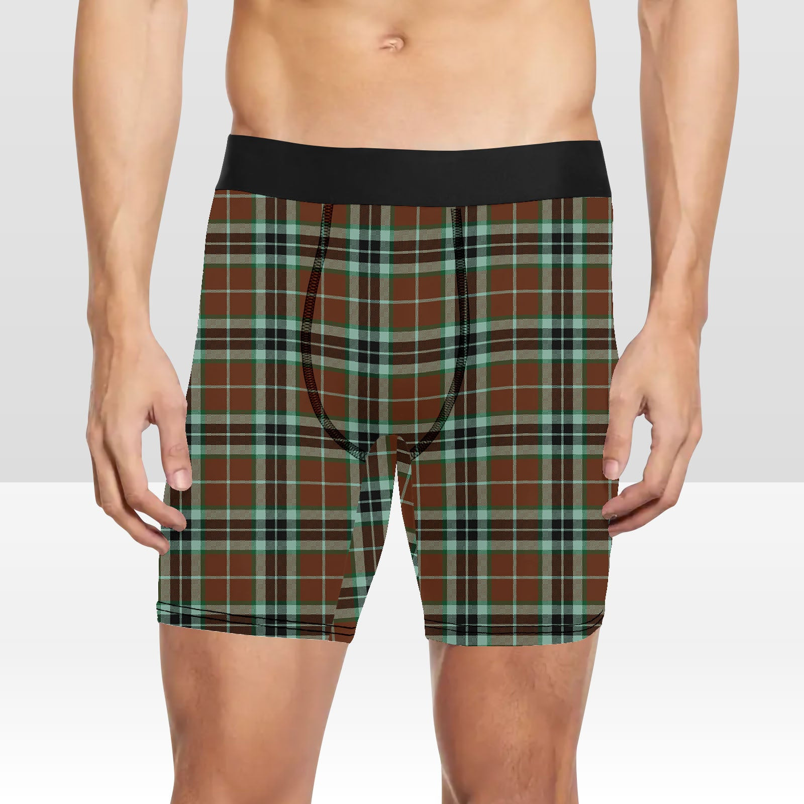 ScotsTee Shop Scottish Thompson Society Hunting Modern Tartan Boxer Shorts