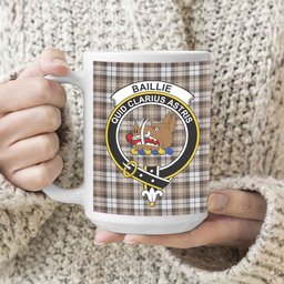 ScosTee Shop Scottish Baillie Dress Modern Clan Crest Tartan Ceramic Mug