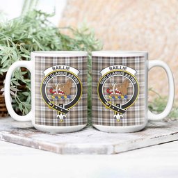 ScosTee Shop Scottish Baillie Dress Modern Clan Crest Tartan Ceramic Mug