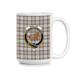 ScosTee Shop Scottish Baillie Dress Modern Clan Crest Tartan Ceramic Mug