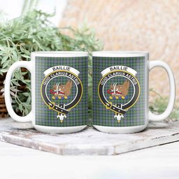 ScosTee Shop Scottish Baillie of Lamington Ancient Clan Crest Tartan Ceramic Mug