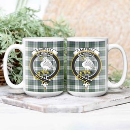 ScosTee Shop Scottish Campbell of Cawdor Dress Ancient Crest Tartan Ceramic Mug