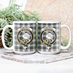 ScosTee Shop Scottish Campbell of Cawdor Dress Modern Crest Tartan Ceramic Mug