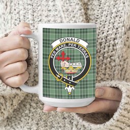ScosTee Shop Scottish Donald Lord of the Isles Hunting Crest Tartan Ceramic Mug