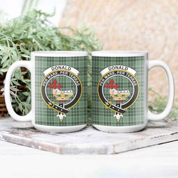 ScosTee Shop Scottish Donald Lord of the Isles Hunting Crest Tartan Ceramic Mug