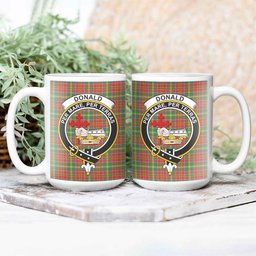 ScosTee Shop Scottish Donald of Kingsburgh Modern Crest Tartan Ceramic Mug