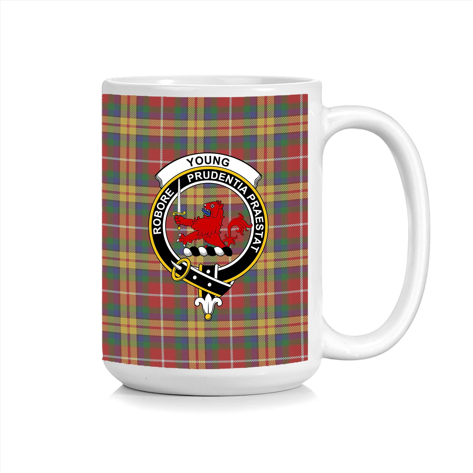 ScosTee Shop Scottish Young Presidents Organisation Dress Crest Tartan Ceramic Mug
