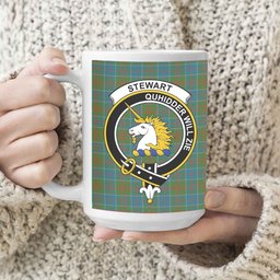 ScosTee Shop Scottish Stewart of Appin Hunting Ancient Clan Crest Tartan Ceramic Mug