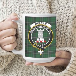 ScosTee Shop Scottish McLean of Duart Hunting Crest Tartan Ceramic Mug
